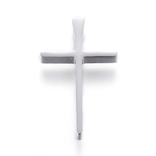 PandaHall 304 Stainless Steel Pendants, Cross, Stainless Steel Color, 18x12x3mm, Hole: 1.5mm 304 Stainless Steel Cross
PandaHall 304 Stainless Steel Pendants, Cross, Stainless Steel Color, 18x12x3mm, Hole: 1.5mm 304 Stainless Steel Cross