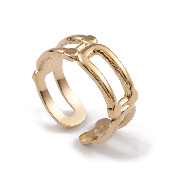 PandaHall Ion Plating(IP) 304 Stainless Steel Hollow Out Oval Wrap Open Cuff Rings for Women, Real 14K Gold Plated, Inner Diameter: 16.8mm...
PandaHall Ion Plating(IP) 304 Stainless Steel Hollow Out Oval Wrap Open Cuff Rings for Women, Real 14K Gold Plated, Inner Diameter: 16.8mm...