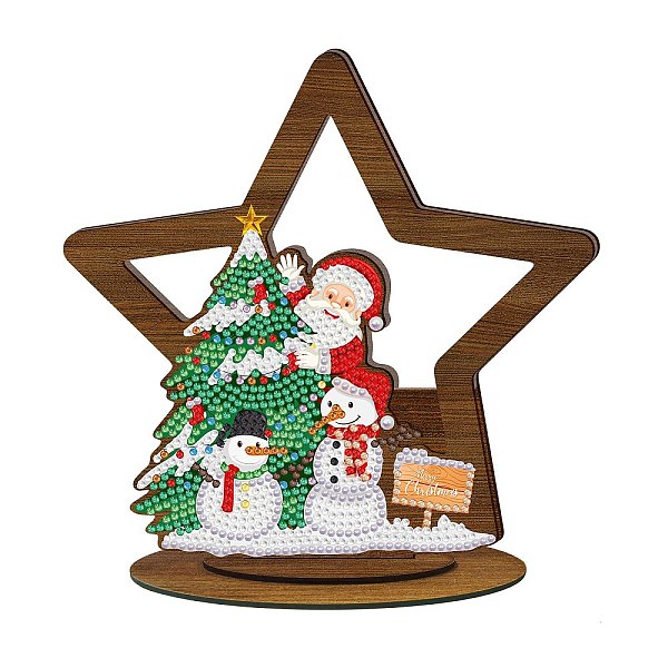 PandaHall DIY Christmas Desktop Display Ornament Diamond Painting Kit, Including Resin Rhinestones Bag, Diamond Sticky Pen, Tray Plate &...
PandaHall DIY Christmas Desktop Display Ornament Diamond Painting Kit, Including Resin Rhinestones Bag, Diamond Sticky Pen, Tray Plate &...