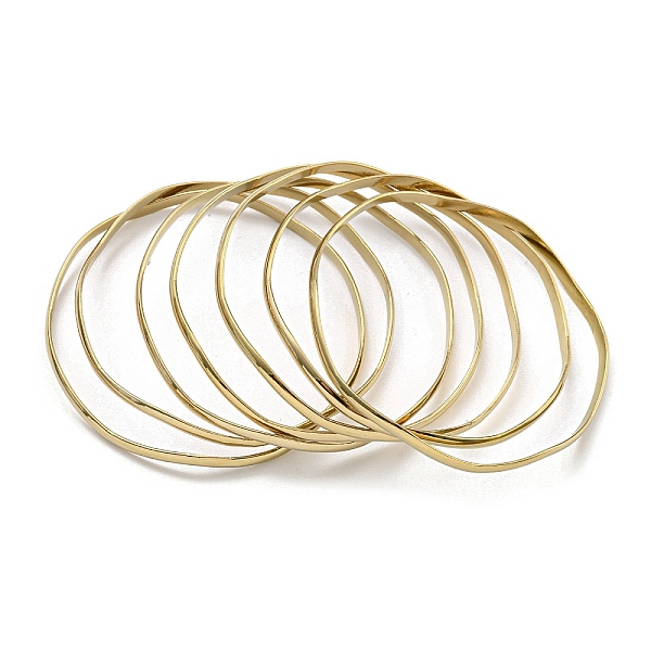 PandaHall 7Pcs Vacuum Plating 202 Stainless Steel Bangle Sets, Stackable Bangles for Women, Golden, Inner Diameter: 2-3/4 inch(7cm), 3.5mm...
PandaHall 7Pcs Vacuum Plating 202 Stainless Steel Bangle Sets, Stackable Bangles for Women, Golden, Inner Diameter: 2-3/4 inch(7cm), 3.5mm...