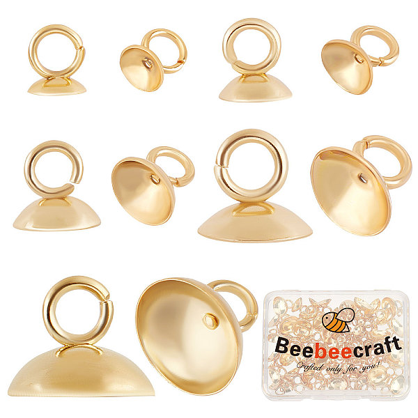 PandaHall Beebeecraft 100Pcs 5 Size Long Pendant Bails Cap Bails 18K Gold Plated Cup Peg Bail Bead Cap Pendant Bails Round Bails Clasp Bead...
PandaHall Beebeecraft 100Pcs 5 Size Long Pendant Bails Cap Bails 18K Gold Plated Cup Peg Bail Bead Cap Pendant Bails Round Bails Clasp Bead...