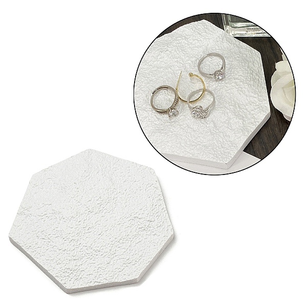 PandaHall Resin Jewelry Plate, Storage Tray for Rings, Necklaces, Earring, Photography Prop, Polygon, 103x100x8~9.5mm Resin Polygon White
PandaHall Resin Jewelry Plate, Storage Tray for Rings, Necklaces, Earring, Photography Prop, Polygon, 103x100x8~9.5mm Resin Polygon White