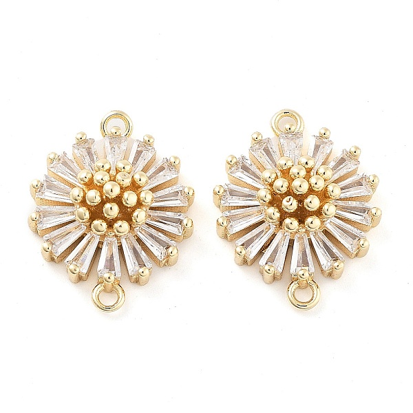PandaHall Brass Pave Clear Glass Connector Charms, Flower Links, Light Gold, 18x14x6mm, Hole: 1.2mm Brass+Glass Flower Clear
PandaHall Brass Pave Clear Glass Connector Charms, Flower Links, Light Gold, 18x14x6mm, Hole: 1.2mm Brass+Glass Flower Clear