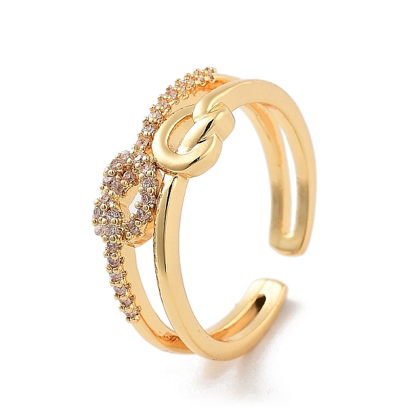 PandaHall Brass with Cubic Zirconia Open Cuff Rings, Clear, US Size 7(17.3mm) Brass+Cubic Zirconia Ring Clear
PandaHall Brass with Cubic Zirconia Open Cuff Rings, Clear, US Size 7(17.3mm) Brass+Cubic Zirconia Ring Clear