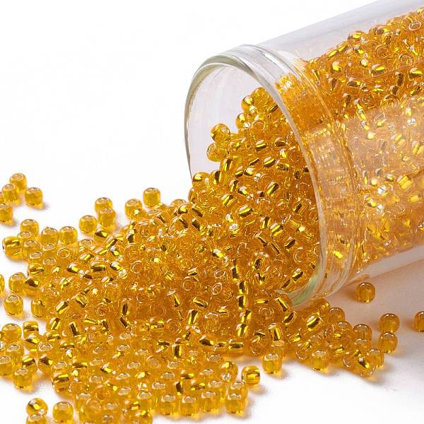 PandaHall TOHO Round Seed Beads, Japanese Seed Beads, (30) Silver Lined Light Hyacinth, 11/0, 2.2mm, Hole: 0.8mm, about 1110pcs/10g Glass..., Orange
PandaHall TOHO Round Seed Beads, Japanese Seed Beads, (30) Silver Lined Light Hyacinth, 11/0, 2.2mm, Hole: 0.8mm, about 1110pcs/10g Glass..., Orange