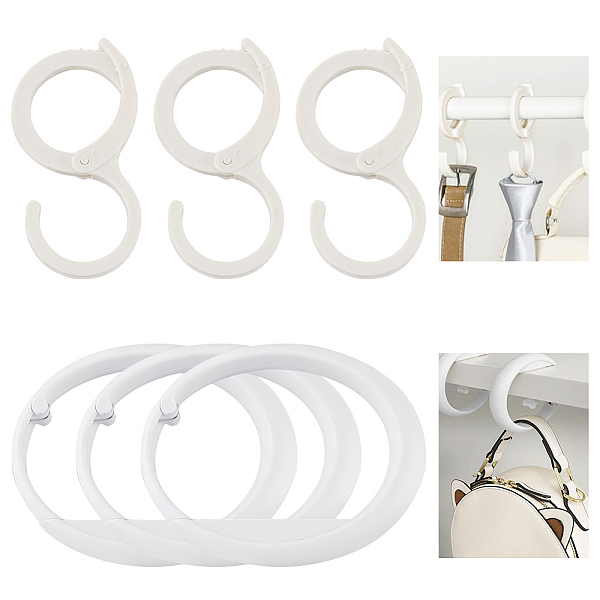 PandaHall WADORN 2 Style Plastic Bag Hook Hangers, 6pcs Multi-Purpose Clothes Hanging Hooks Drop Rod Hook for Shower Room Kitchen Exhibition..., White
PandaHall WADORN 2 Style Plastic Bag Hook Hangers, 6pcs Multi-Purpose Clothes Hanging Hooks Drop Rod Hook for Shower Room Kitchen Exhibition..., White