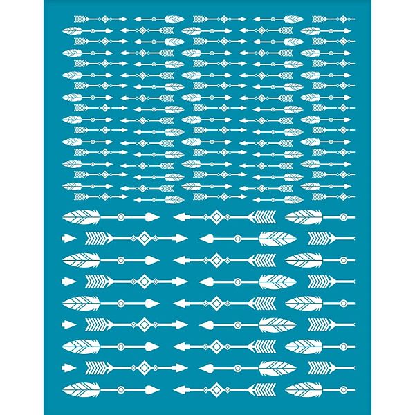 PandaHall Silk Screen Printing Stencil, for Painting on Wood, DIY Decoration T-Shirt Fabric, Sword Pattern, 100x127mm Nylon Tool Cyan
PandaHall Silk Screen Printing Stencil, for Painting on Wood, DIY Decoration T-Shirt Fabric, Sword Pattern, 100x127mm Nylon Tool Cyan
