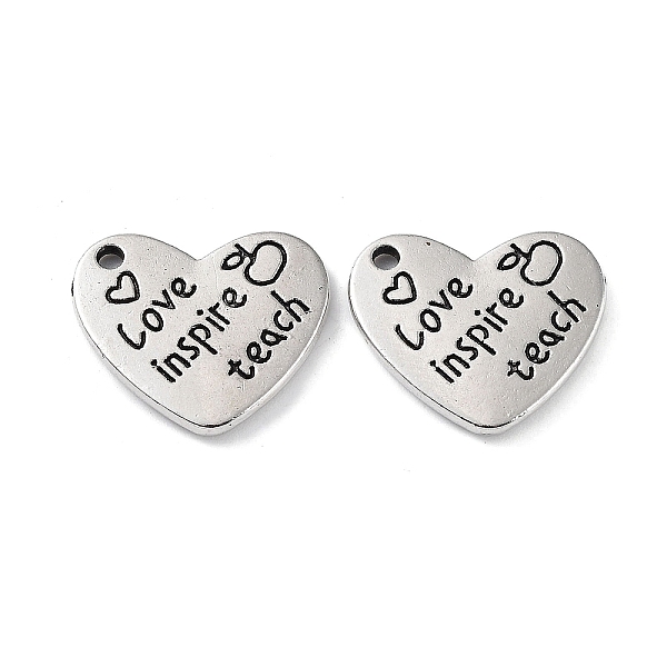 PandaHall Tibetan Style Alloy Pendants, Cadmium Free & Lead Free, Heart, Antique Silver, 15x17.5x2mm, Hole: 1.5mm Alloy Heart
PandaHall Tibetan Style Alloy Pendants, Cadmium Free & Lead Free, Heart, Antique Silver, 15x17.5x2mm, Hole: 1.5mm Alloy Heart
