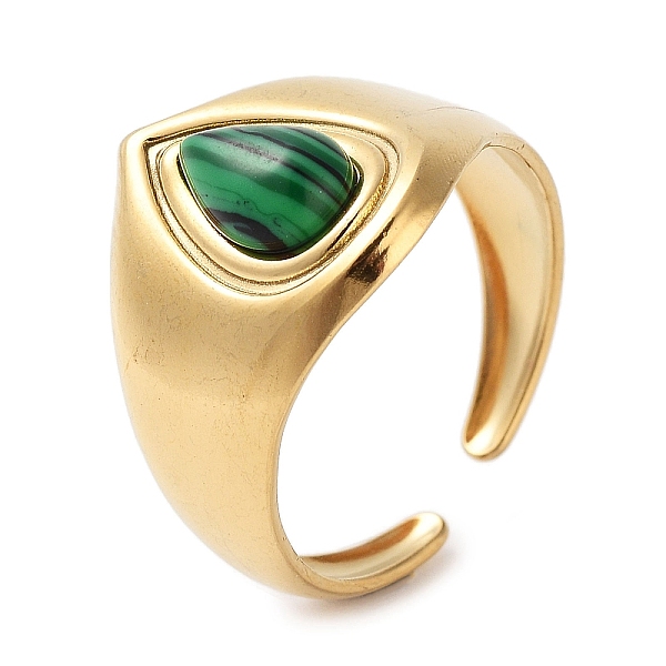 PandaHall Ion Plating(IP) 304 Stainless Steel Ring, Adjustable Synthetic Malachite Rings, 15mm, Inner Diameter: Adjustable Malachite
PandaHall Ion Plating(IP) 304 Stainless Steel Ring, Adjustable Synthetic Malachite Rings, 15mm, Inner Diameter: Adjustable Malachite