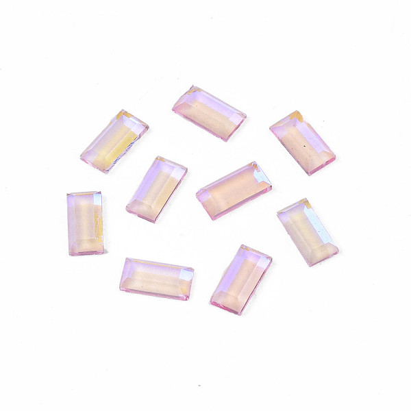 PandaHall Glass Rhinestone Cabochons, Nail Art Decoration Accessories, Faceted, Rectangle, Pink, 4x1.5x1mm Glass Rectangle Pink
PandaHall Glass Rhinestone Cabochons, Nail Art Decoration Accessories, Faceted, Rectangle, Pink, 4x1.5x1mm Glass Rectangle Pink