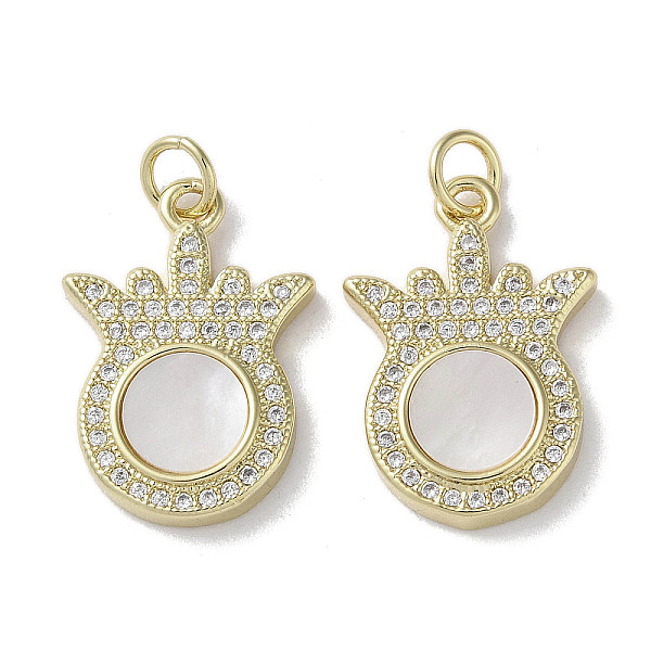 PandaHall Brass Micro Pave Cubic Zirconia Pendants, with Shell, Real 18K Gold Plated, Strawberry, 20.5x14.5x3mm, Hole: 3mm Brass+Cubic..., Clear
PandaHall Brass Micro Pave Cubic Zirconia Pendants, with Shell, Real 18K Gold Plated, Strawberry, 20.5x14.5x3mm, Hole: 3mm Brass+Cubic..., Clear