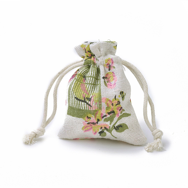 PandaHall Burlap Packing Pouches, Drawstring Bags, Rectangle with Birdcage Pattern, Colorful, 8.7~9x7~7.2cm Burlap
PandaHall Burlap Packing Pouches, Drawstring Bags, Rectangle with Birdcage Pattern, Colorful, 8.7~9x7~7.2cm Burlap