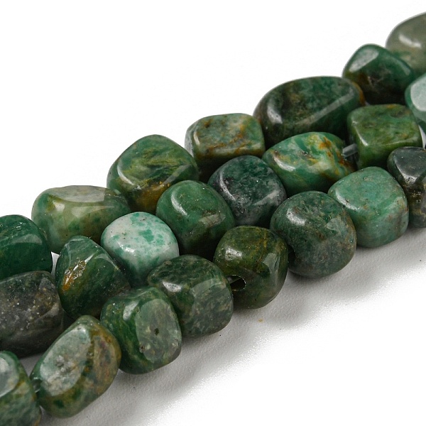 PandaHall Natural African Jade Bead Strands, Tumbled Stone, Nuggets, 3~7.5x4.5~6x3~6mm, Hole: 1mm, about 61~66pcs/strand, 15.16''~15.35''...
PandaHall Natural African Jade Bead Strands, Tumbled Stone, Nuggets, 3~7.5x4.5~6x3~6mm, Hole: 1mm, about 61~66pcs/strand, 15.16''~15.35''...