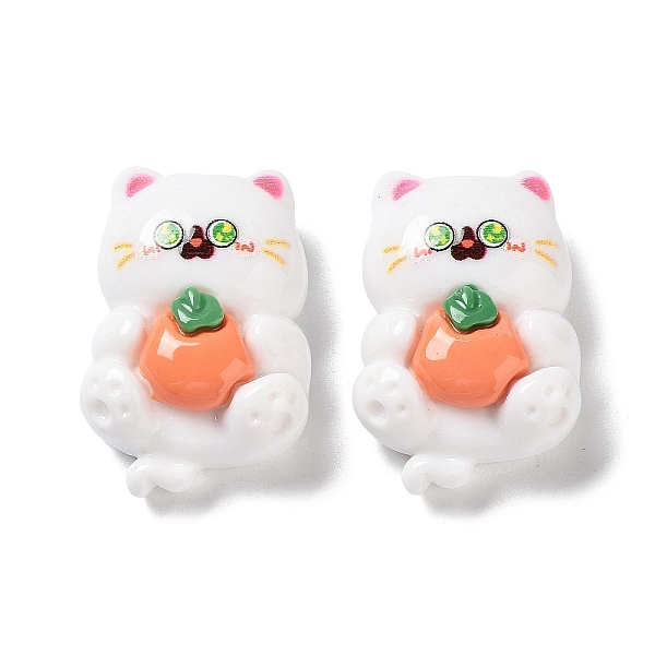 PandaHall Cartoon White Cat Resin Decoden Cabochons, Cute kitten,Tangerine, 27.5x18.5x11.5mm Resin Fruit
PandaHall Cartoon White Cat Resin Decoden Cabochons, Cute kitten,Tangerine, 27.5x18.5x11.5mm Resin Fruit