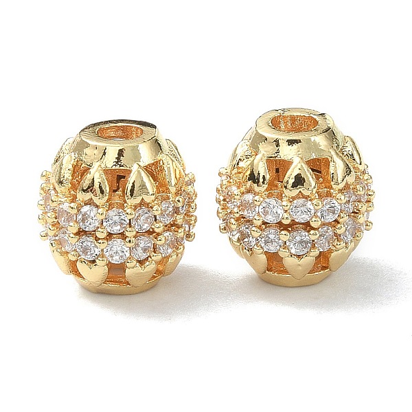 PandaHall Brass Clear Cubic Zirconia Beads, Barrel, Real 18K Gold Plated, 10x9.5mm, Hole: 3mm Brass+Cubic Zirconia Barrel
PandaHall Brass Clear Cubic Zirconia Beads, Barrel, Real 18K Gold Plated, 10x9.5mm, Hole: 3mm Brass+Cubic Zirconia Barrel