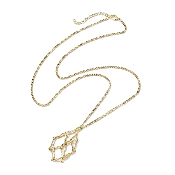 PandaHall Stainless Steel Macrame Pouch Empty Stone Holder for Necklace Makings, Golden, 24.02 inch(61cm) Stainless Steel
PandaHall Stainless Steel Macrame Pouch Empty Stone Holder for Necklace Makings, Golden, 24.02 inch(61cm) Stainless Steel