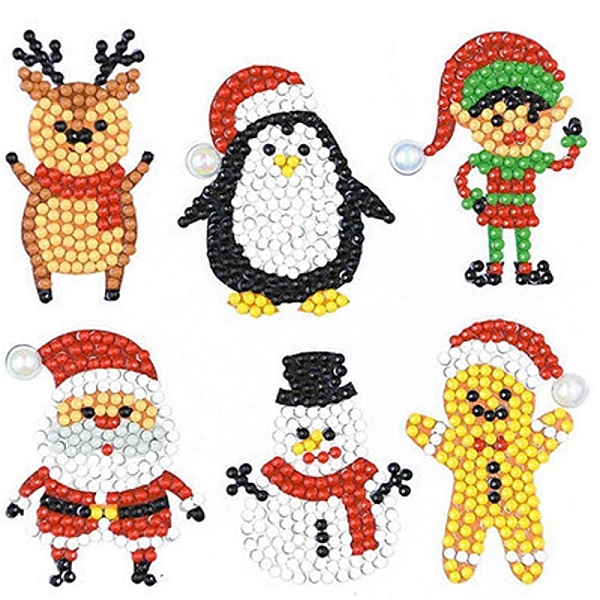 PandaHall DIY Christmas Theme Diamond Painting Sticker Kits, including Self Adhesive Sticker, Resin Rhinestones, Diamond Sticky Pen, Tray..., Multicolor
PandaHall DIY Christmas Theme Diamond Painting Sticker Kits, including Self Adhesive Sticker, Resin Rhinestones, Diamond Sticky Pen, Tray..., Multicolor
