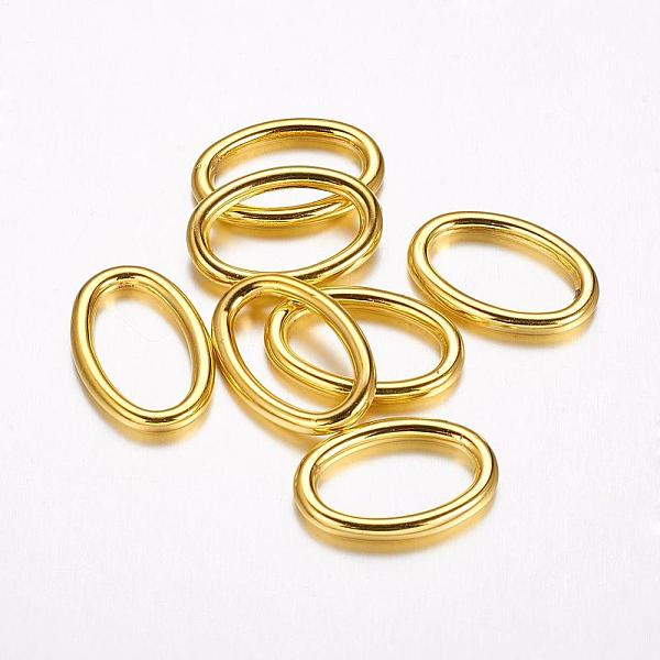 PandaHall CCB Plastic Linking Rings, Oval, Golden, 26x18x3mm, Hole: 11.5x20mm Plastic Oval
PandaHall CCB Plastic Linking Rings, Oval, Golden, 26x18x3mm, Hole: 11.5x20mm Plastic Oval