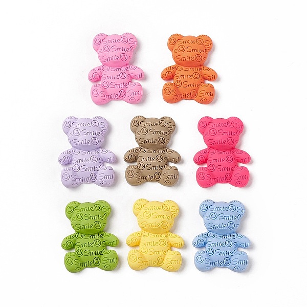 PandaHall Opaque Resin Cabochons, Bear with Smiling Face Pattern, Mixed Color, 38x31x10mm Resin Bear Multicolor
PandaHall Opaque Resin Cabochons, Bear with Smiling Face Pattern, Mixed Color, 38x31x10mm Resin Bear Multicolor