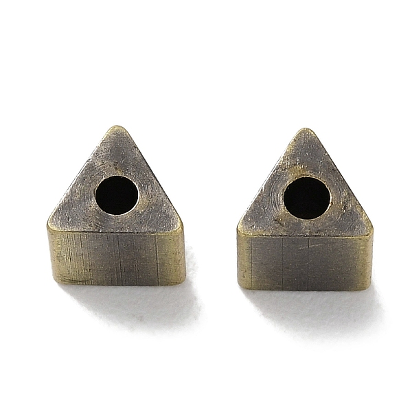 PandaHall Tibetan Style Brass Beads, Cadmium Free & Lead Free, Triangle, Antique Bronze, 5.5x6.5x6.5mm, Hole: 2mm Brass Triangle
PandaHall Tibetan Style Brass Beads, Cadmium Free & Lead Free, Triangle, Antique Bronze, 5.5x6.5x6.5mm, Hole: 2mm Brass Triangle