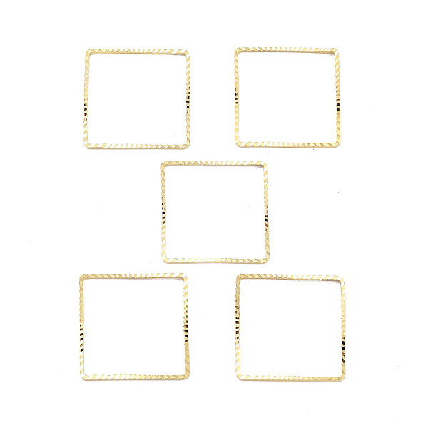 PandaHall Brass Beads Frames, Cadmium Free & Lead Free, Square, Real 24K Gold Plated, 20x20x1mm Brass Square
PandaHall Brass Beads Frames, Cadmium Free & Lead Free, Square, Real 24K Gold Plated, 20x20x1mm Brass Square