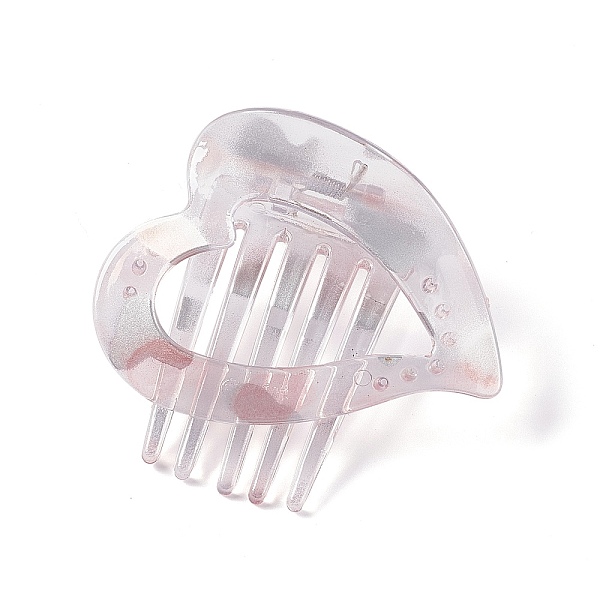 PandaHall Heart Plastic Claw Hair Clips, with Iron Spring, Hair Accessories for Women Girls, Pink, 62x66x34mm Plastic Pink
PandaHall Heart Plastic Claw Hair Clips, with Iron Spring, Hair Accessories for Women Girls, Pink, 62x66x34mm Plastic Pink