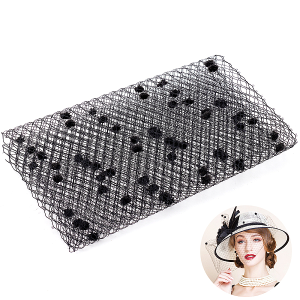 PandaHall Polyester Mesh Tulle Fabric, with Small Ball Lace, for DIY Bride's Headdress and Veil, Black, 7-7/8 inch(200mm) Polyester None...
PandaHall Polyester Mesh Tulle Fabric, with Small Ball Lace, for DIY Bride's Headdress and Veil, Black, 7-7/8 inch(200mm) Polyester None...