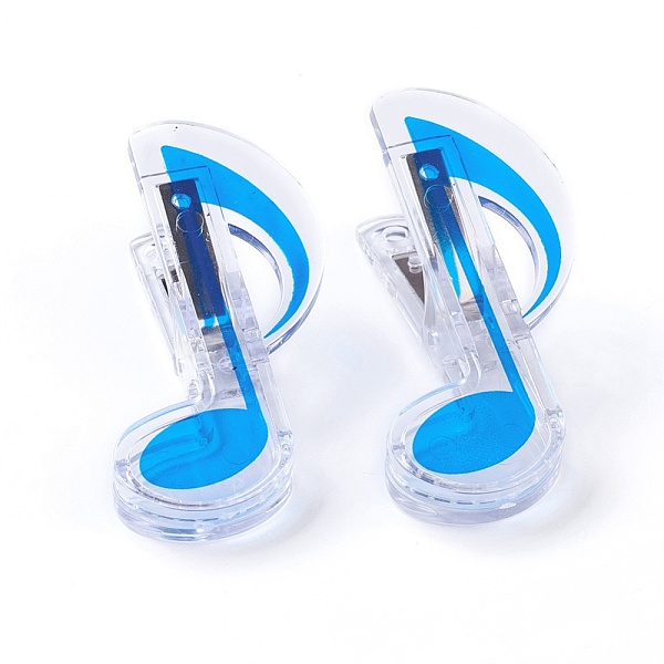 PandaHall Plastic Clips, with Iron Findings, Musical Note, Blue, 72x42x27mm Plastic Blue
PandaHall Plastic Clips, with Iron Findings, Musical Note, Blue, 72x42x27mm Plastic Blue