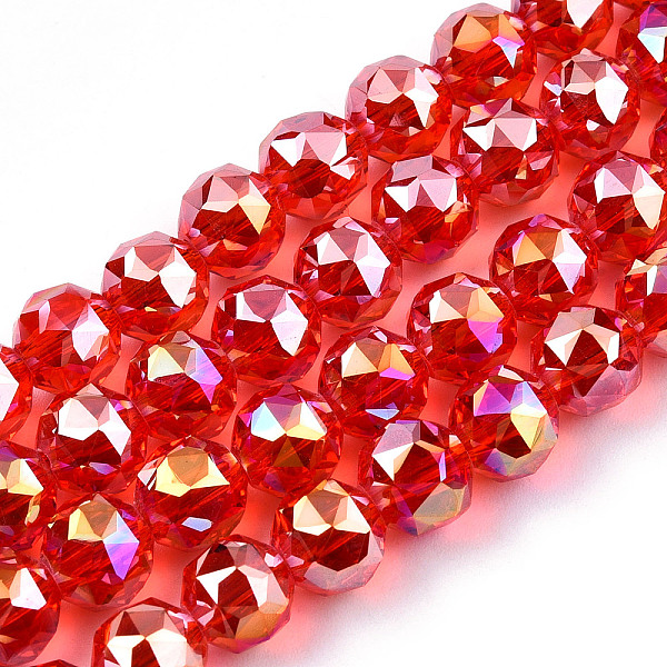 PandaHall Electroplate Transparent Glass Beads Strands, Faceted, Round, Red, 8x7.5mm, Hole: 1mm, about 70~72pcs/strand, 20.67 inch~21.26...
PandaHall Electroplate Transparent Glass Beads Strands, Faceted, Round, Red, 8x7.5mm, Hole: 1mm, about 70~72pcs/strand, 20.67 inch~21.26...