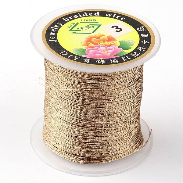 PandaHall Round Metallic Thread, 12-Ply, Saddle Brown, 1mm, about 54.68 yards(50m)/roll Fibre Brown
PandaHall Round Metallic Thread, 12-Ply, Saddle Brown, 1mm, about 54.68 yards(50m)/roll Fibre Brown