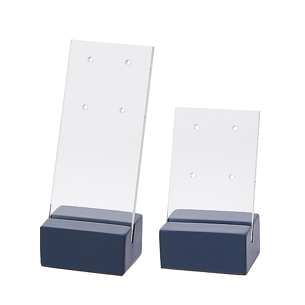PandaHall SUPERFINDINGS 2 Sets 2 Styles 4-Hole Acrylic Earring Display Stands, with Gray Resin Base, Clear, Finish Product: 2.9x4x6.7~9.7cm...
PandaHall SUPERFINDINGS 2 Sets 2 Styles 4-Hole Acrylic Earring Display Stands, with Gray Resin Base, Clear, Finish Product: 2.9x4x6.7~9.7cm...