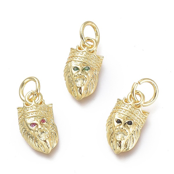 PandaHall Brass Micro Pave Cubic Zirconia Pendants, Lion, Real 18K Gold Plated, Mixed Color, 12.5x6.5x3.5mm, Hole: 3.5mm Brass+Cubic..., Multicolor
PandaHall Brass Micro Pave Cubic Zirconia Pendants, Lion, Real 18K Gold Plated, Mixed Color, 12.5x6.5x3.5mm, Hole: 3.5mm Brass+Cubic..., Multicolor