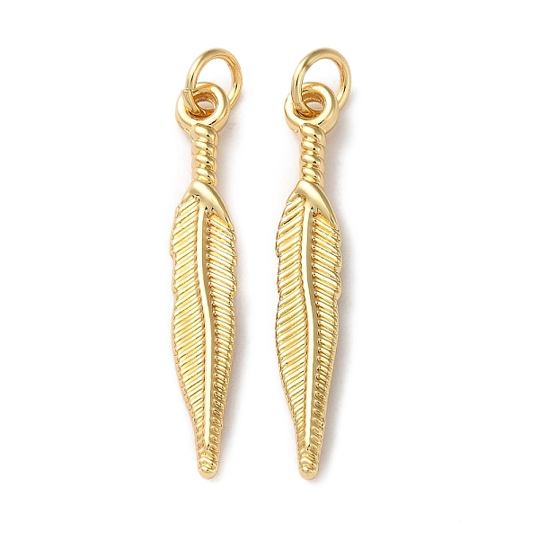 PandaHall Brass Pendants, Long-Lasting Plated, Lead Free & Cadmium Free, with Jump Ring, Feather Charm, Real 18K Gold Plated...
PandaHall Brass Pendants, Long-Lasting Plated, Lead Free & Cadmium Free, with Jump Ring, Feather Charm, Real 18K Gold Plated...