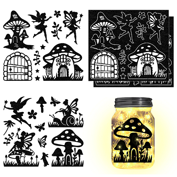 PandaHall CHGCRAFT 4Pcs Fairy Silhouettes Laser Cutouts Decals Mushroom Butterfly Rabbit Mason Jar Cutouts Ornaments Fairy Cutouts Scrapbook...
PandaHall CHGCRAFT 4Pcs Fairy Silhouettes Laser Cutouts Decals Mushroom Butterfly Rabbit Mason Jar Cutouts Ornaments Fairy Cutouts Scrapbook...