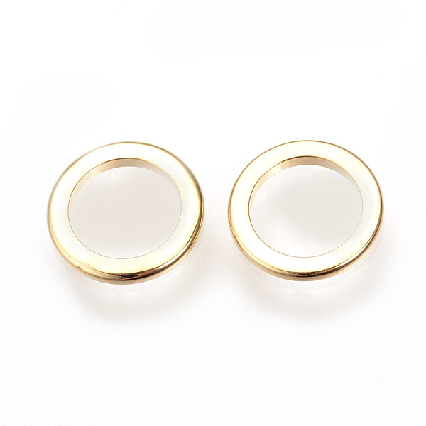 PandaHall Brass Linking Rings, Donut, Nickel Free, Real 18K Gold Plated, 10x1mm Brass Donut
PandaHall Brass Linking Rings, Donut, Nickel Free, Real 18K Gold Plated, 10x1mm Brass Donut