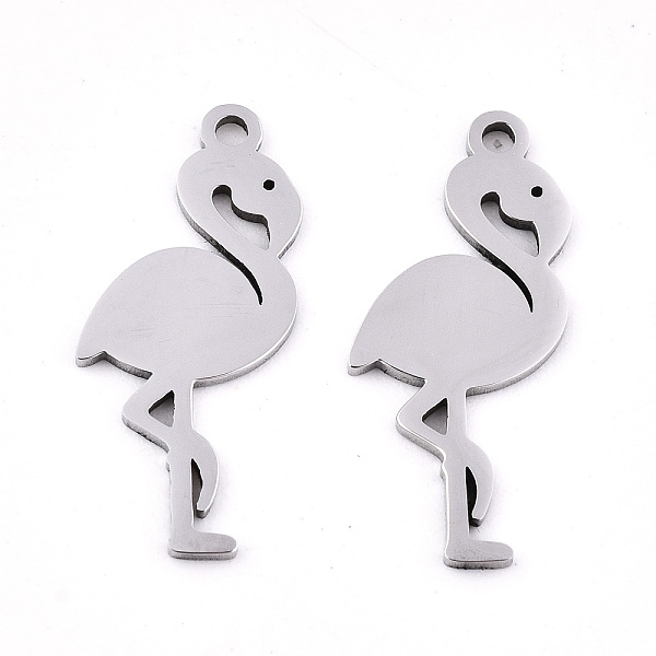 PandaHall 201 Stainless Steel Pendants, Laser Cut, Flamingo, Stainless Steel Color, 21x9.5x0.9mm, Hole: 1.4mm 201 Stainless Steel Bird
PandaHall 201 Stainless Steel Pendants, Laser Cut, Flamingo, Stainless Steel Color, 21x9.5x0.9mm, Hole: 1.4mm 201 Stainless Steel Bird