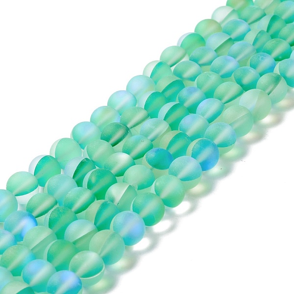 PandaHall Synthetic Moonstone Beads Strands, Frosted, Round, Medium Spring Green, 10mm, Hole: 1mm, about 38~40pcs/strand, 14.96''~15.16''...
PandaHall Synthetic Moonstone Beads Strands, Frosted, Round, Medium Spring Green, 10mm, Hole: 1mm, about 38~40pcs/strand, 14.96''~15.16''...