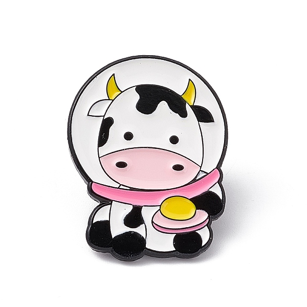 PandaHall Space Theme Cute Animal Aolly Brooch for Backpack Clothes, Cow Pattern, 30.5x23x1.8mm, Pin: 1.2mm Alloy Cattle White
PandaHall Space Theme Cute Animal Aolly Brooch for Backpack Clothes, Cow Pattern, 30.5x23x1.8mm, Pin: 1.2mm Alloy Cattle White