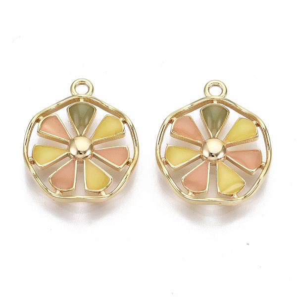 PandaHall Brass Enamel Pendants, Flower, Real 18K Gold Plated, Nickel Free, Colorful, 18x15.5x2.5mm, Hole: 1.5mm Brass+Enamel Flower
PandaHall Brass Enamel Pendants, Flower, Real 18K Gold Plated, Nickel Free, Colorful, 18x15.5x2.5mm, Hole: 1.5mm Brass+Enamel Flower