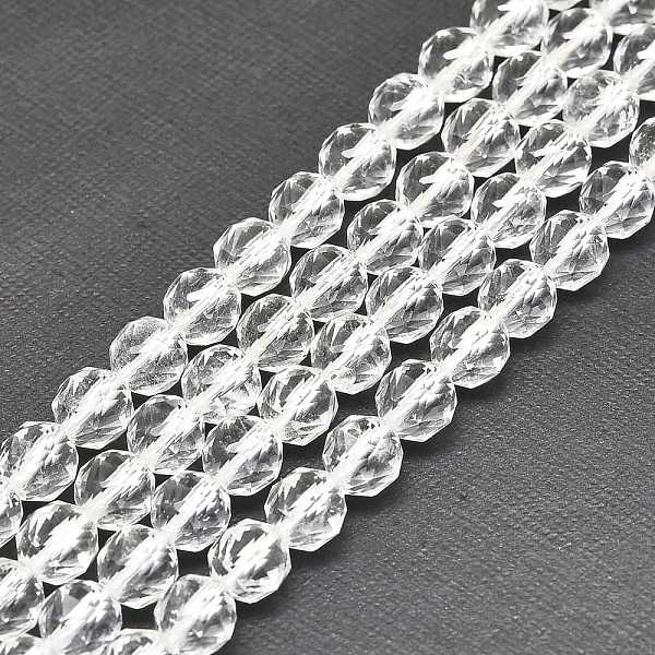 PandaHall Natural Quartz Crystal Beads Strands, Rock Crystal, Faceted, Round, 8mm, Hole: 1.2mm, about 46~48pcs/strand, 15.59 inch(39.6cm)...
PandaHall Natural Quartz Crystal Beads Strands, Rock Crystal, Faceted, Round, 8mm, Hole: 1.2mm, about 46~48pcs/strand, 15.59 inch(39.6cm)...
