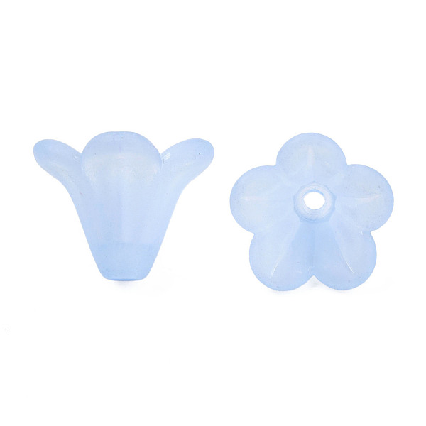 PandaHall Frosted Acrylic Beads, Flower, Sky Blue, 10x13.5mm, Hole: 1.8mm, about 1600pcs/500g Acrylic Flower
PandaHall Frosted Acrylic Beads, Flower, Sky Blue, 10x13.5mm, Hole: 1.8mm, about 1600pcs/500g Acrylic Flower