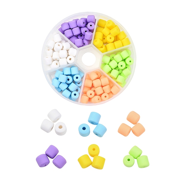 PandaHall 6 Colors Polymer Clay Bead Strands, Column, Mixed Color, 5~7x6mm, Hole: 1.5~2mm, 132~144pcs/box Polymer Clay Column Multicolor
PandaHall 6 Colors Polymer Clay Bead Strands, Column, Mixed Color, 5~7x6mm, Hole: 1.5~2mm, 132~144pcs/box Polymer Clay Column Multicolor