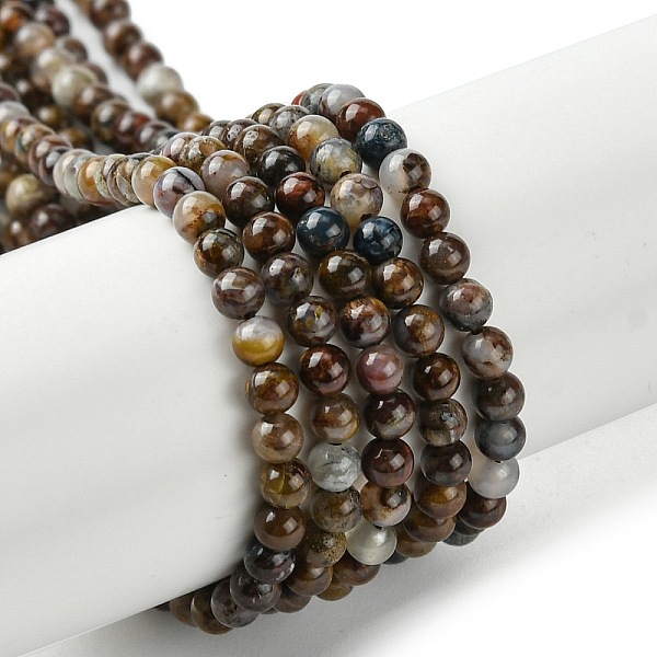 PandaHall Natural Pietersite Beads Strands, Round, 3mm, Hole: 0.5mm, about 127pcs/strand, 15.75''(40cm) Pietersite Round
PandaHall Natural Pietersite Beads Strands, Round, 3mm, Hole: 0.5mm, about 127pcs/strand, 15.75''(40cm) Pietersite Round