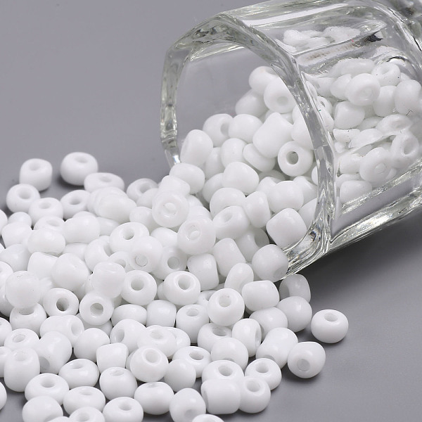 PandaHall (Repacking Service Available) Glass Seed Beads, Opaque Colours Seed, Small Craft Beads for DIY Jewelry Making, Round, White, 6/0...
PandaHall (Repacking Service Available) Glass Seed Beads, Opaque Colours Seed, Small Craft Beads for DIY Jewelry Making, Round, White, 6/0...