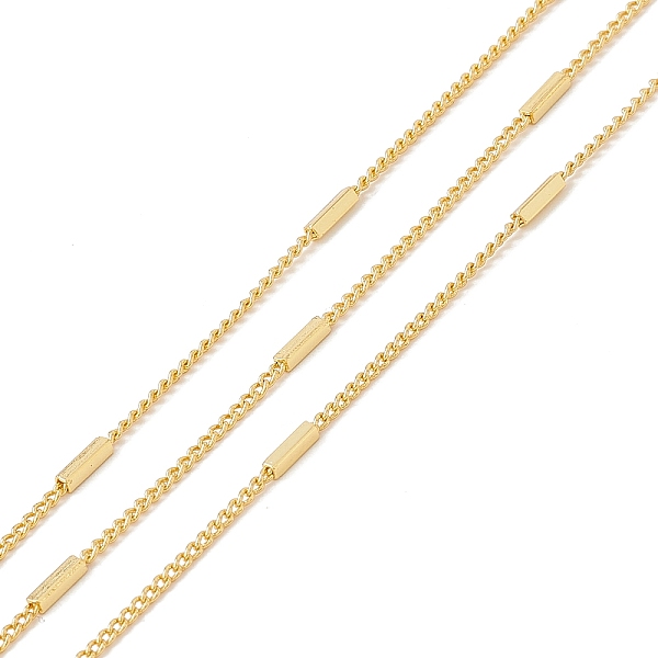 PandaHall 3.28 Feet Brass Curb Chains, Long-Lasting Plated, Soldered, with Rectangle Tube Beads, Cadmium Free & Lead Free, Real 18K Gold...
PandaHall 3.28 Feet Brass Curb Chains, Long-Lasting Plated, Soldered, with Rectangle Tube Beads, Cadmium Free & Lead Free, Real 18K Gold...