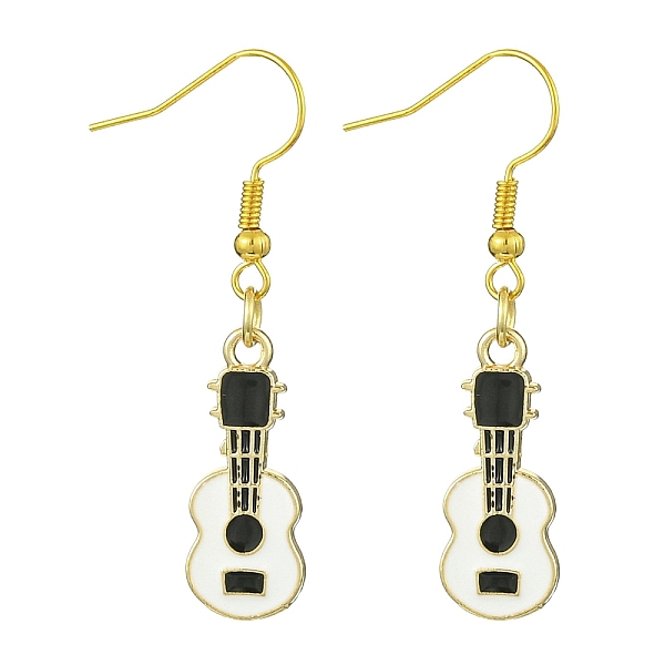 PandaHall Golden Alloy Enamel Dangle Earrings, Guitar, White, 43x9.5mm Alloy Guitar White
PandaHall Golden Alloy Enamel Dangle Earrings, Guitar, White, 43x9.5mm Alloy Guitar White