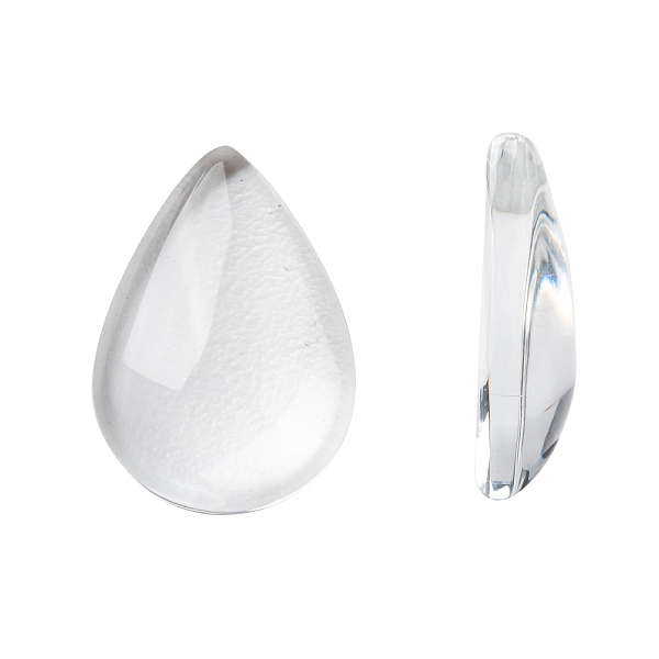 PandaHall Transparent Teardrop Glass Cabochons, Clear, 14x10x4mm Glass Teardrop Clear
PandaHall Transparent Teardrop Glass Cabochons, Clear, 14x10x4mm Glass Teardrop Clear