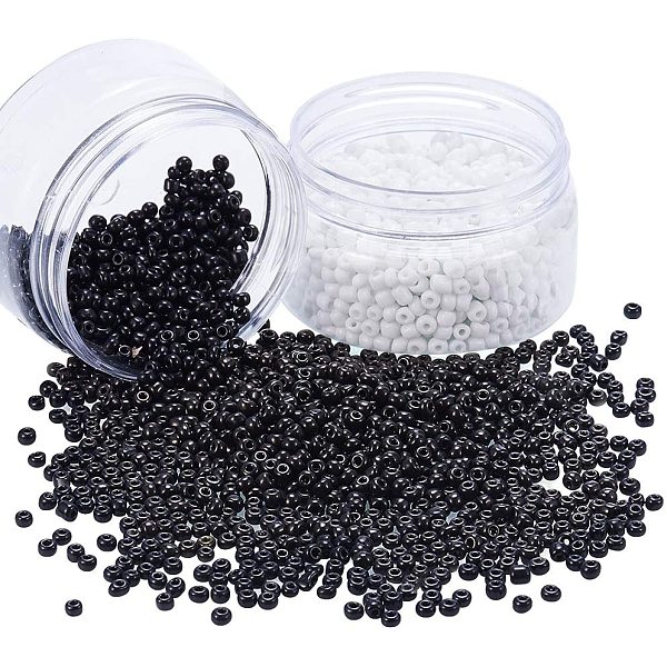 PandaHall 6/0 Glass Seed Beads, Opaque Colours Seed, Round, Black & White, Mixed Color, 4mm, Hole: 1mm, about 2400pcs/set Glass Multicolor
PandaHall 6/0 Glass Seed Beads, Opaque Colours Seed, Round, Black & White, Mixed Color, 4mm, Hole: 1mm, about 2400pcs/set Glass Multicolor