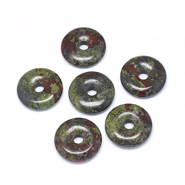 PandaHall Natural Dragon Blood Pendants, Donut/Pi Disc, Donut Width: 12mm, 30x5~7mm, Hole: 6mm Dragon Blood Donut
PandaHall Natural Dragon Blood Pendants, Donut/Pi Disc, Donut Width: 12mm, 30x5~7mm, Hole: 6mm Dragon Blood Donut