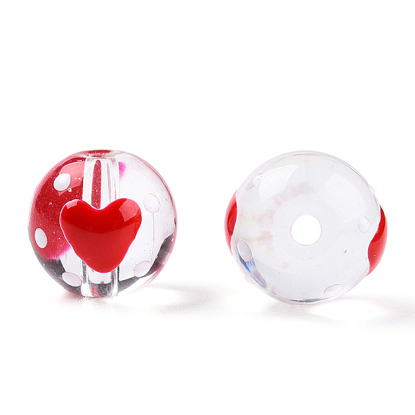 PandaHall Transparent Handmade Lampwork Beads, Round with Heart Pattern, Red, 12.5x11.5mm, Hole: 1.6mm Lampwork Round Red
PandaHall Transparent Handmade Lampwork Beads, Round with Heart Pattern, Red, 12.5x11.5mm, Hole: 1.6mm Lampwork Round Red